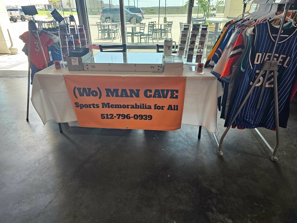 Sports Memorabilia Setup
