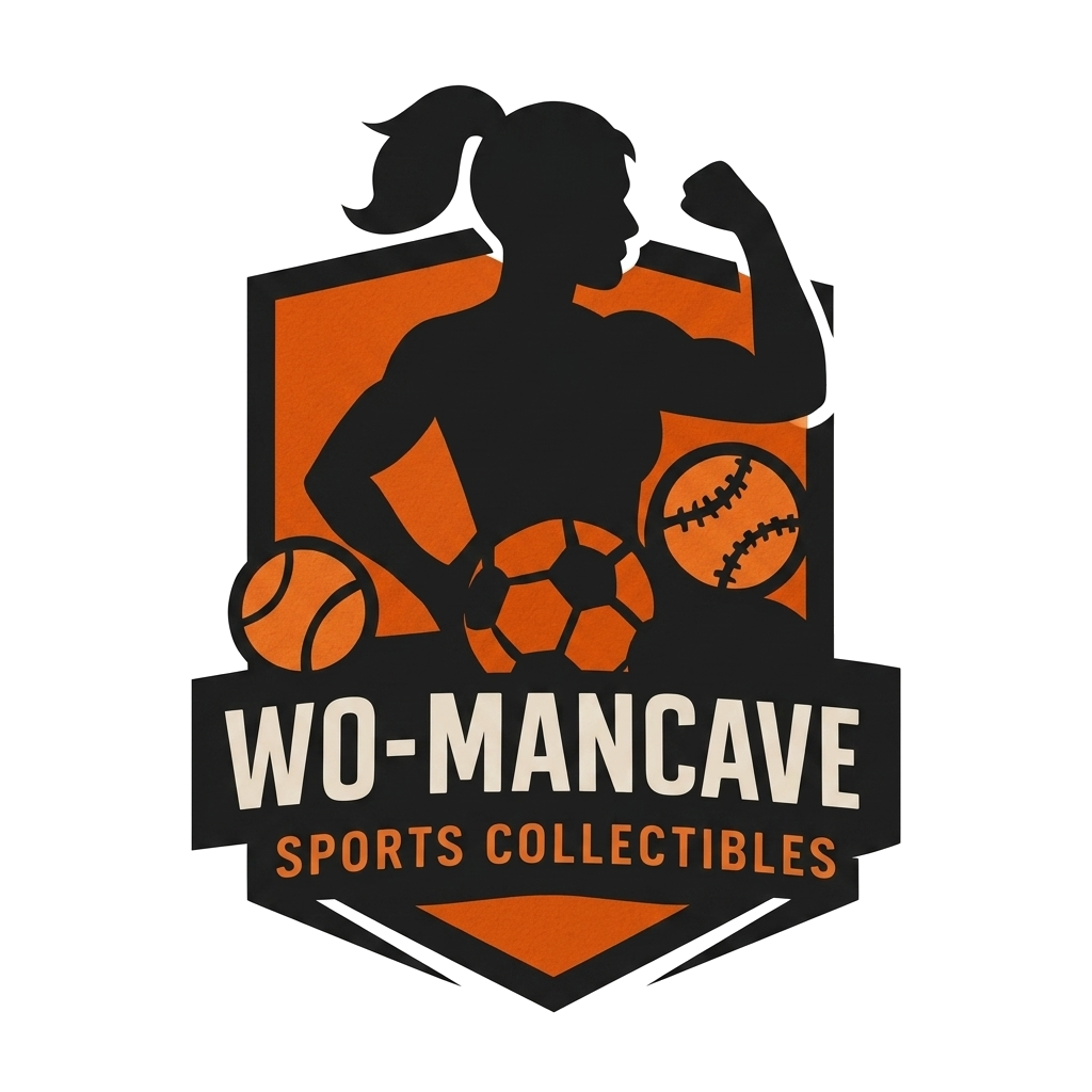 Wo-ManCave Sports Collectibles Logo